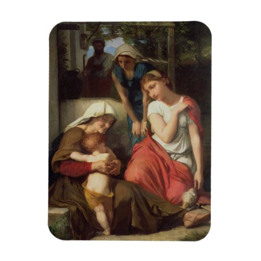 Ruth and Naomi, 1859 (olie op canvas) Magneet (Verticaal)