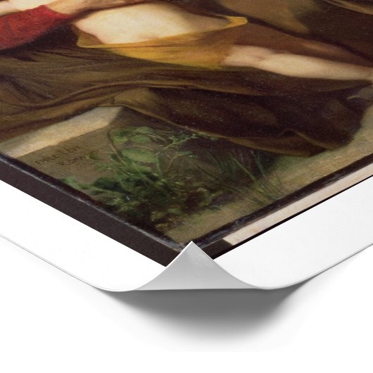 Ruth and Naomi, 1859 (olie op canvas) Poster (Hoek)