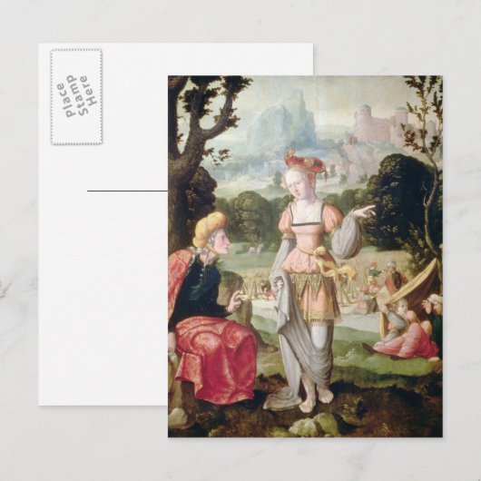 Ruth and Naomi in the field of Boaz, c.1530-40 Briefkaart (Voorkant / Achterkant)