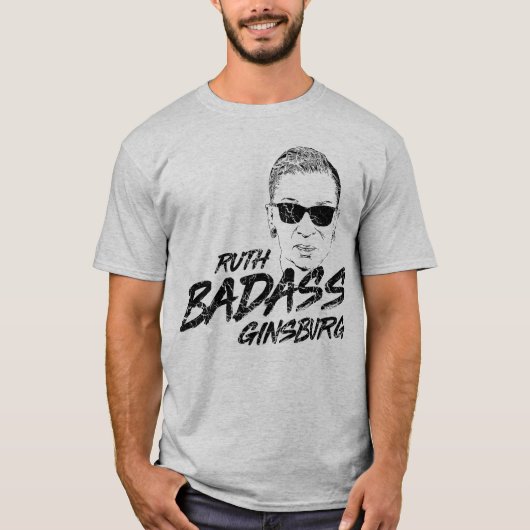 Ruth Badass Ginsburg T-shirt (Voorkant)