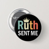 Ruth Bader Binsburg, Ruth Sent... Ronde Button 5,7 Cm (Voorkant /achterkant)
