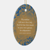 Ruth Bader Ginsberg Quote Keramisch Ornament (Rechts)