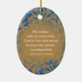 Ruth Bader Ginsberg Quote Keramisch Ornament (Voorkant)