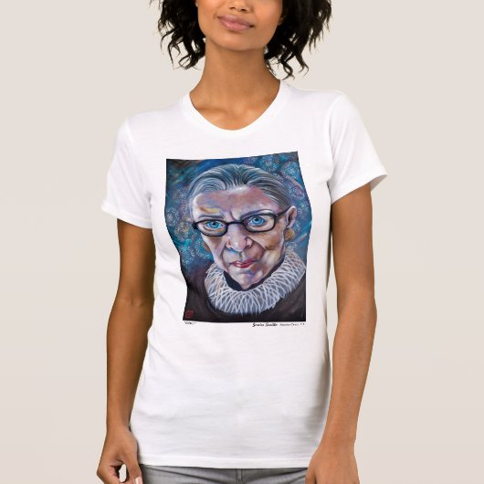 Ruth Bader Ginsberg RBG Art T-shirt (Voorkant)