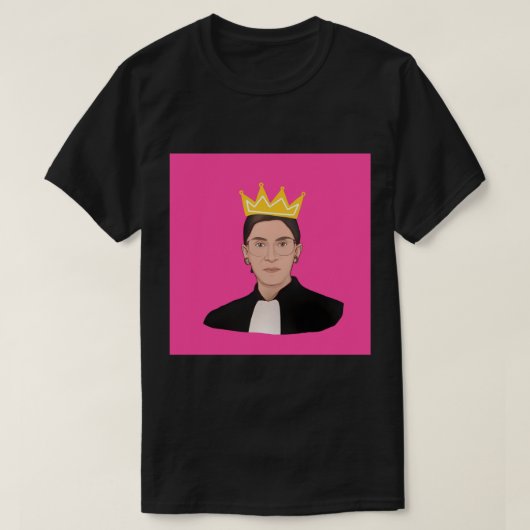 Ruth Bader Ginsberg RBG Poster T-shirt (Design voorkant)