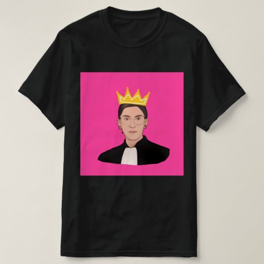 Ruth Bader Ginsberg RBG Poster T-shirt (Design voorkant)