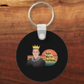 Ruth Bader Ginsberg RBG Sleutelhanger (Voorkant)