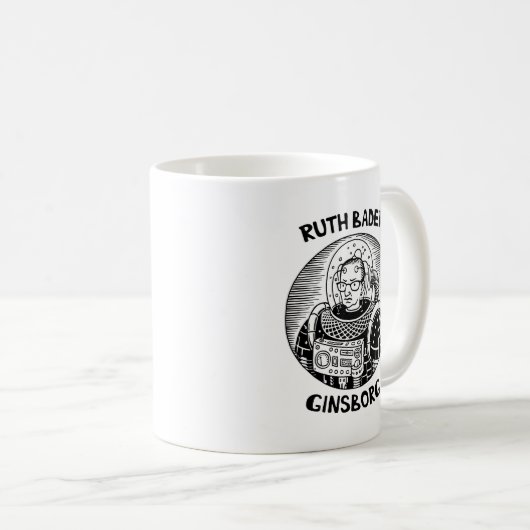 Ruth Bader Ginsborg Koffiemok (Voorkant rechts)
