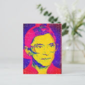 Ruth Bader Ginsburg 1983, Pop Art Portrait Briefkaart (Staand voorkant)