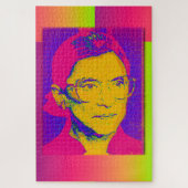 Ruth Bader Ginsburg 1983, Pop Art Portrait Legpuzzel (Verticaal)