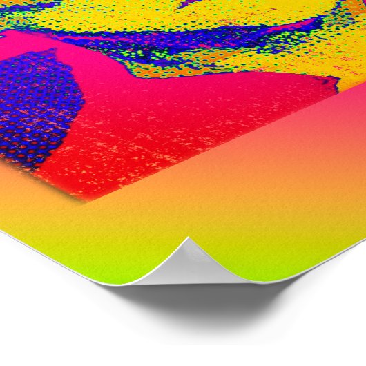 Ruth Bader Ginsburg 1983, Pop Art Portrait Poster (Hoek)