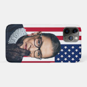 Ruth Bader Ginsburg Amerikaanse vlag Case-Mate iPhone Case (Achterkant (horizontaal))