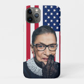 Ruth Bader Ginsburg Amerikaanse vlag Case-Mate iPhone Case (Achterkant)