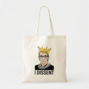 Ruth Bader Ginsburg, beruchte RBG, ik ben het daar Tote Bag