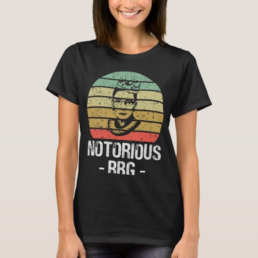 Ruth Bader Ginsburg - beruchte RBG - RGB-Shirt T-shirt (Voorkant)