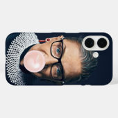 Ruth Bader Ginsburg Bgloing Pink Bubble gom Case-Mate iPhone Case (Achterkant (horizontaal))