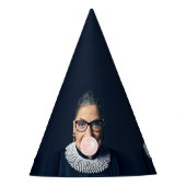 Ruth Bader Ginsburg Bgloing Pink Bubble gom Feesthoedjes (Voorkant)