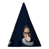 Ruth Bader Ginsburg Bgloing Pink Bubble gom Feesthoedjes (Rechts)