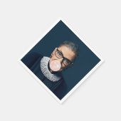 Ruth Bader Ginsburg Bgloing Pink Bubble gom Servet (Hoek)