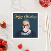 Ruth Bader Ginsburg Bgloing Pink Bubble gom Servet (Insitu)