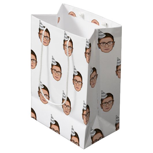 RUTH BADER GINSBURG BIRTHDAY MEDIUM CADEAUZAKJE (Voorkant Gekanteld)