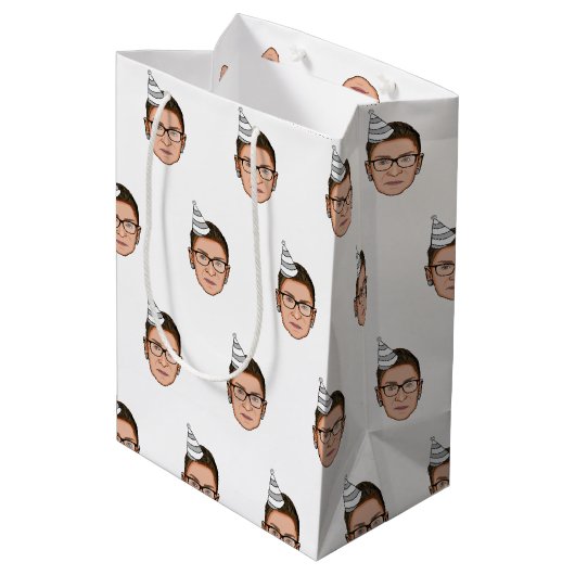 RUTH BADER GINSBURG BIRTHDAY MEDIUM CADEAUZAKJE (Achterkant Gekanteld)