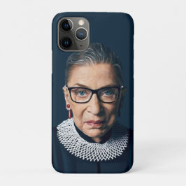 Ruth Bader Ginsburg blauwe achtergrond Case-Mate iPhone Case