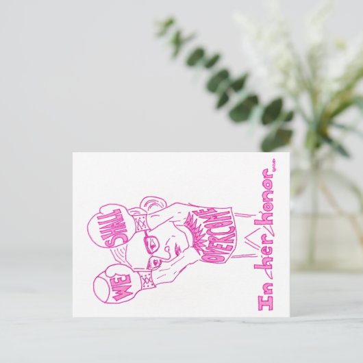 Ruth Bader Ginsburg Briefkaart (Staand voorkant)