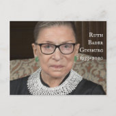 Ruth Bader Ginsburg Briefkaart (Voorkant)