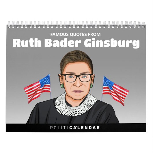 Ruth Bader Ginsburg citeert Agenda Kalender (Hoes)