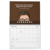 Ruth Bader Ginsburg citeert Agenda Kalender (Feb 2027)