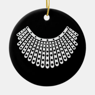 Ruth Bader Ginsburg, Dissent collar RBG Keramisch Ornament