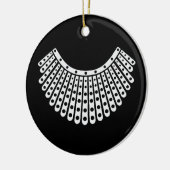 Ruth Bader Ginsburg, Dissent collar RBG Keramisch Ornament (Links)