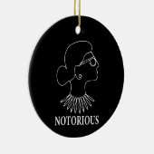 Ruth Bader Ginsburg Drawing: beruchte RBG Keramisch Ornament (Rechts)