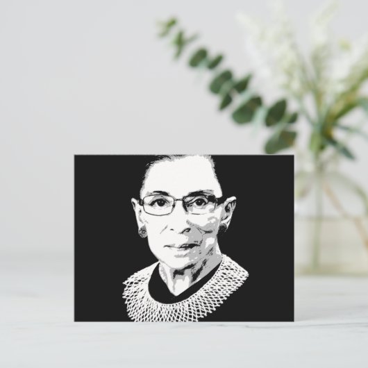 Ruth Bader Ginsburg Face Briefkaart (Staand voorkant)