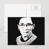 Ruth Bader Ginsburg Face Briefkaart (Voorkant / Achterkant)