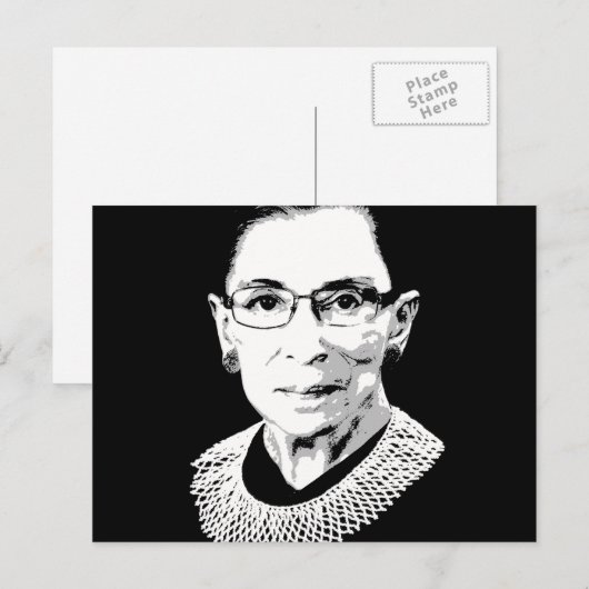 Ruth Bader Ginsburg Face Briefkaart (Voorkant / Achterkant)