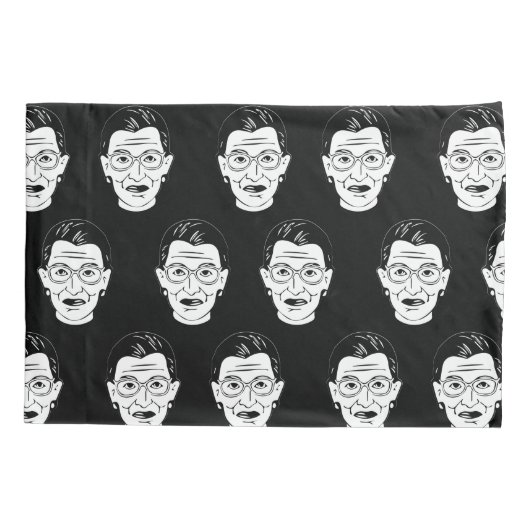 Ruth Bader Ginsburg Face Feminist Notorious RBG Kussensloop (Achterkant)