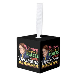 Ruth Bader Ginsburg Feministische Advocate Rechter Decoratie