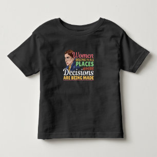 Ruth Bader Ginsburg Feministische Advocate Rechter Kinder Shirts