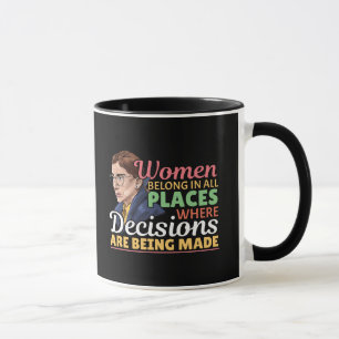Ruth Bader Ginsburg Feministische Advocate Rechter Mok
