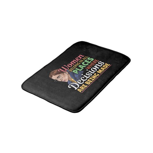 Ruth Bader Ginsburg Feministische rechter-advocaat Badmat (Gekanteld)