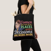 Ruth Bader Ginsburg Feministische rechter-advocaat Tote Bag (Dichtbij)