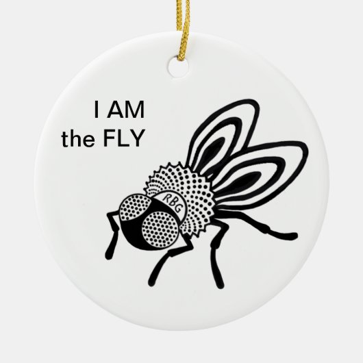  Ruth Bader Ginsburg Fly Ornament (Voorkant)