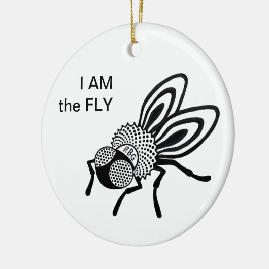 Ruth Bader Ginsburg Fly Ornament (Links)