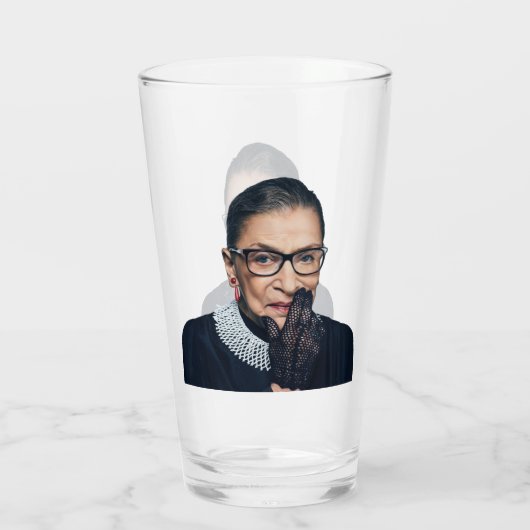 Ruth Bader Ginsburg Glas (Achterkant)