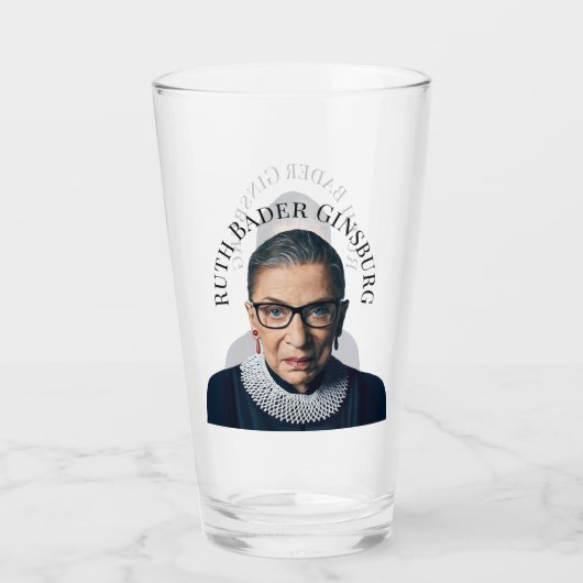 Ruth Bader Ginsburg Glas (Achterkant)