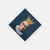 Ruth Bader Ginsburg Gouden Kroon Servet (Hoek)