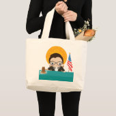 Ruth Bader Ginsburg Grote Tote Bag (Voorkant (product))