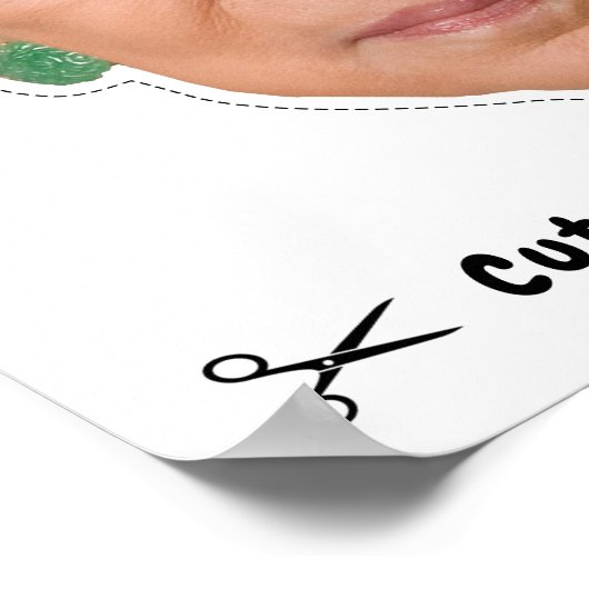 Ruth Bader Ginsburg Halloween Mask Poster (Hoek)